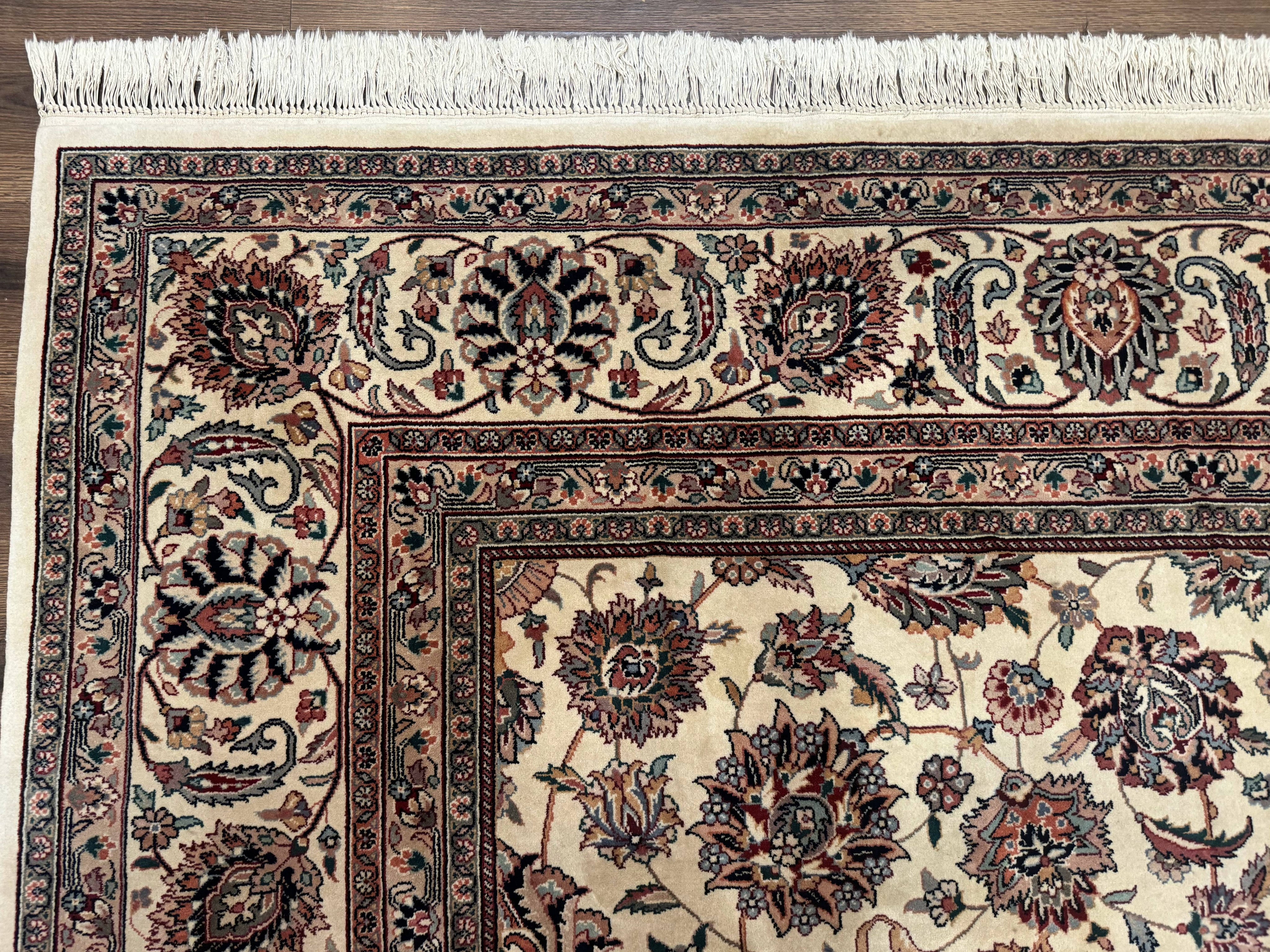 Pak Persian Rug 9x12, Allover Pattern, Fine Handmade Oriental Carpet