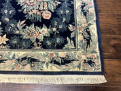 Sino Persian Rug 6x9, Navy Blue, Floral