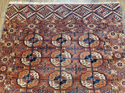 4x7 Antique Yamud Rug Russian Rug Turkoman Rug Fine Weave Rug