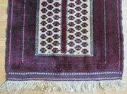 3' X 5' Handmade Fine Knotted Balouch Turkoman Prayer Silk Wool Rug