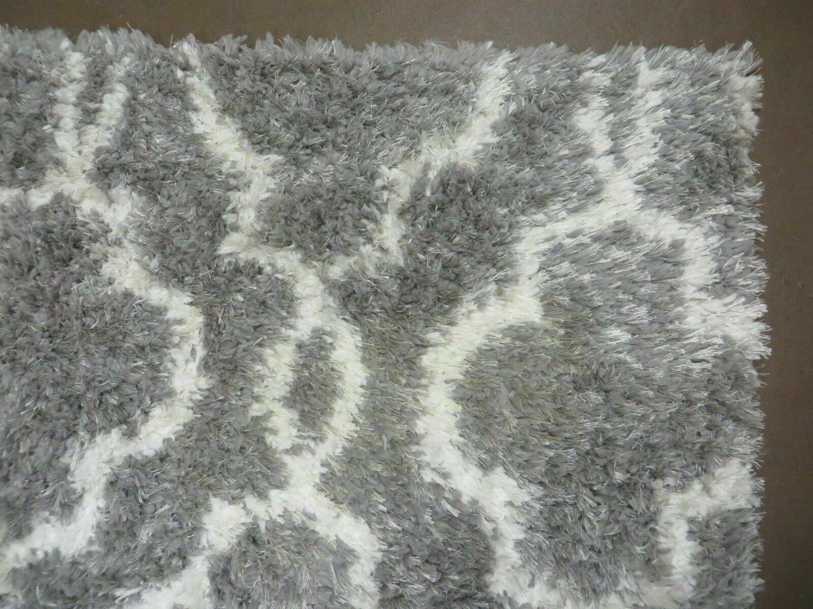 5' X 7' Modern Contemporary Israel Made Glimmer 205-45 Shag Rug Acrylic Bohemian Boho Home Décor