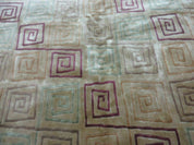 8' X 11' Modern Tibetan Nepal Art Deco Chinese Handmade Wool Silk Rug Abstract