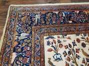 Antique Persian Kashan Tree of Life Rug 10x13