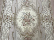 Aubusson Rug 6x9, Elegant, Flatweave, French European Design