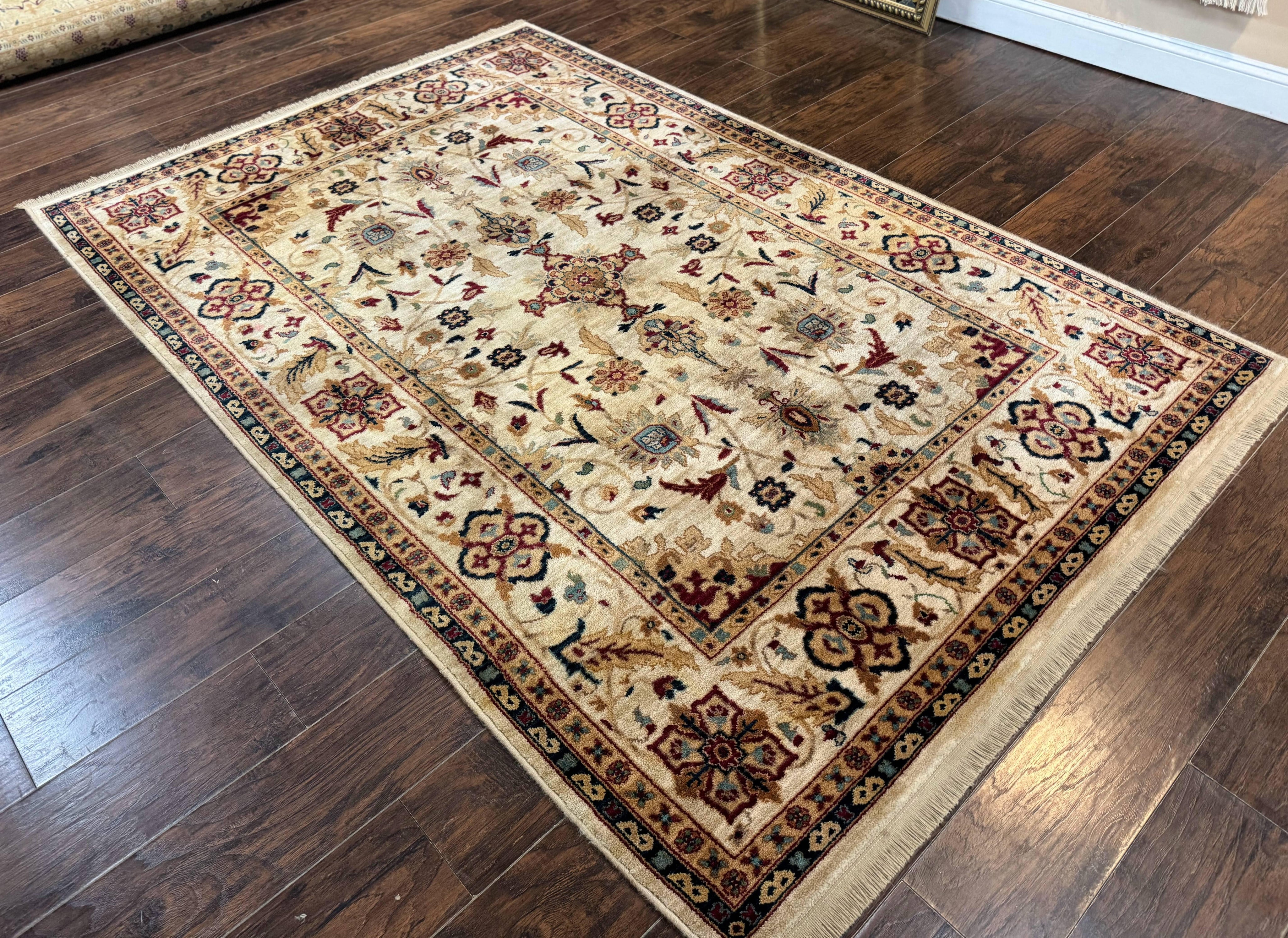 Karastan Rug 5.9 x 8.6, Karastan Traditions Amritsar Pattern Design 510, New Zealand Wool, Karastan Area Rug