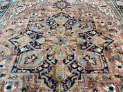 Karastan Rug 8.8 x 12, Karastan Heriz #726, Wool Pile Karastan Area Rug, Rare Hard to Find, Original 700 Series