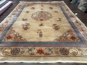 Chinese Wool Rug 8x12, Chinese 90 Line Rug