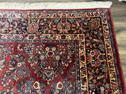 Karastan Rug 10x14, Red Sarouk #785, Wool Original 700 Series