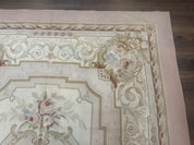 Aubusson Rug 6x9, Elegant, Flatweave, French European Design