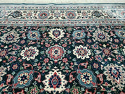 8' X 10' Handmade Indian Oriental Wool Rug Carpet Organic Dye Forest Green Nice