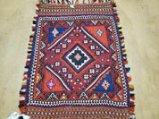 3' X 4' Antique Handmade Turkish Wool Kilim Rug Decorative Seat Cover