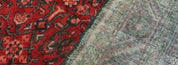 5' 6" X 10' Antique Handmade India Floral Oriental Wool Rug Veg Dyes Red Nice