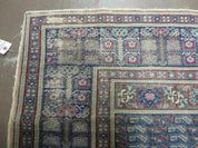 4' X 6' Antique Handmade Turkish Mehrab Prayer Wool Rug Lantern Beautiful