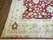 8' X 10' Handmade Peshawar Floral Oriental Wool Rug Hand Knotted Carpet Nice