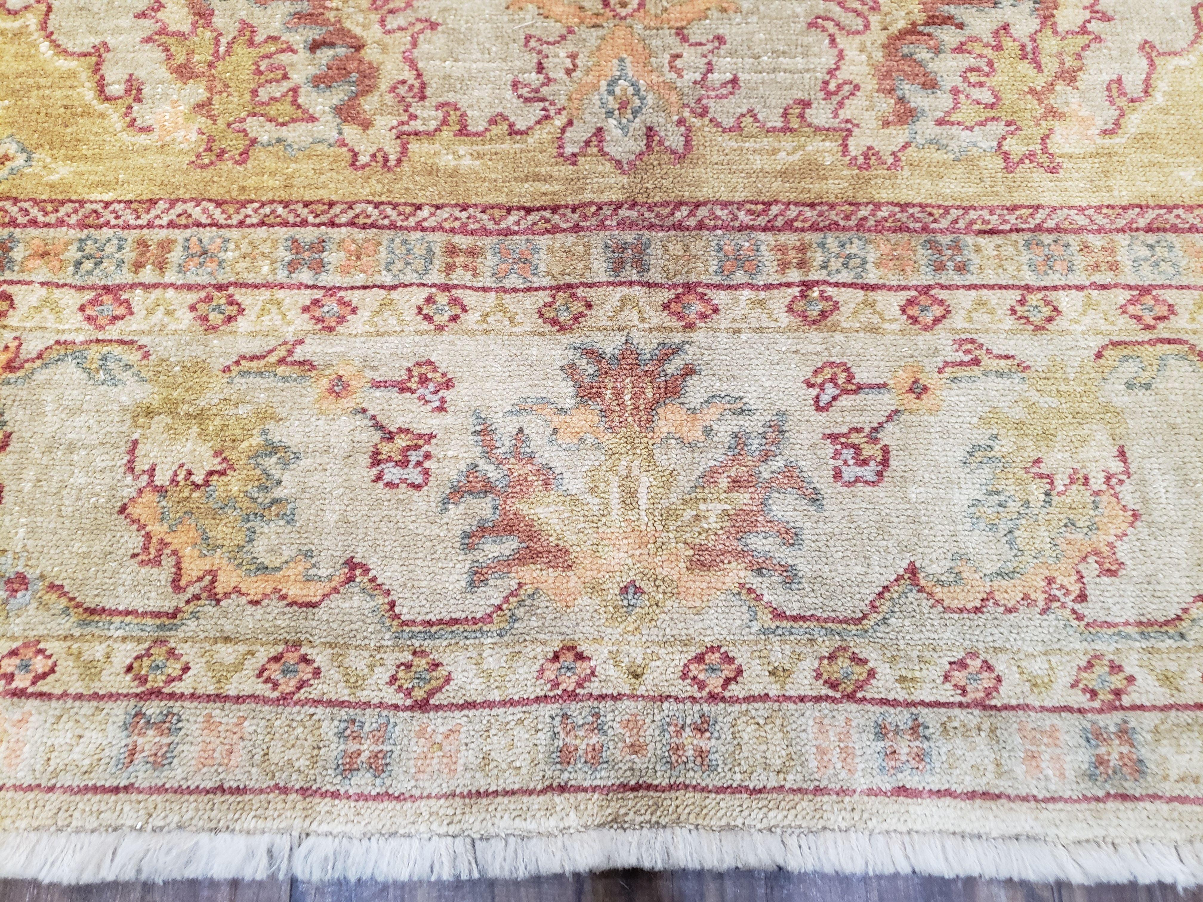 6x9 Turkish Oushak Rug, Wool Rug, Hand Knotted