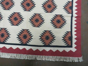 5' X 8' Hand Woven Wool Rug Contemporary Kilim Dhurrie Modern Oriental Area Rug