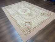 Aubusson Rug 6x9, Elegant, Flatweave, French European Design