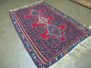 4' X 5' Antique Handmade Turkish Wool Kilim Flat weave Rug Blanket Tribal