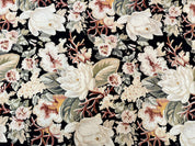 Palace Size Needlepoint Rug 13x17, Extra Large Wool Floral Handmade Carpet, European Design, Botanical