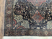 Antique Persian Sarouk Farahan Rug 4x7, Collectible Persian Carpet