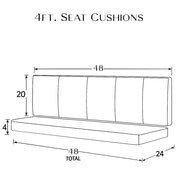 MKS | Custom Seating | Built In Cafe Leather BanquetteMary Kate