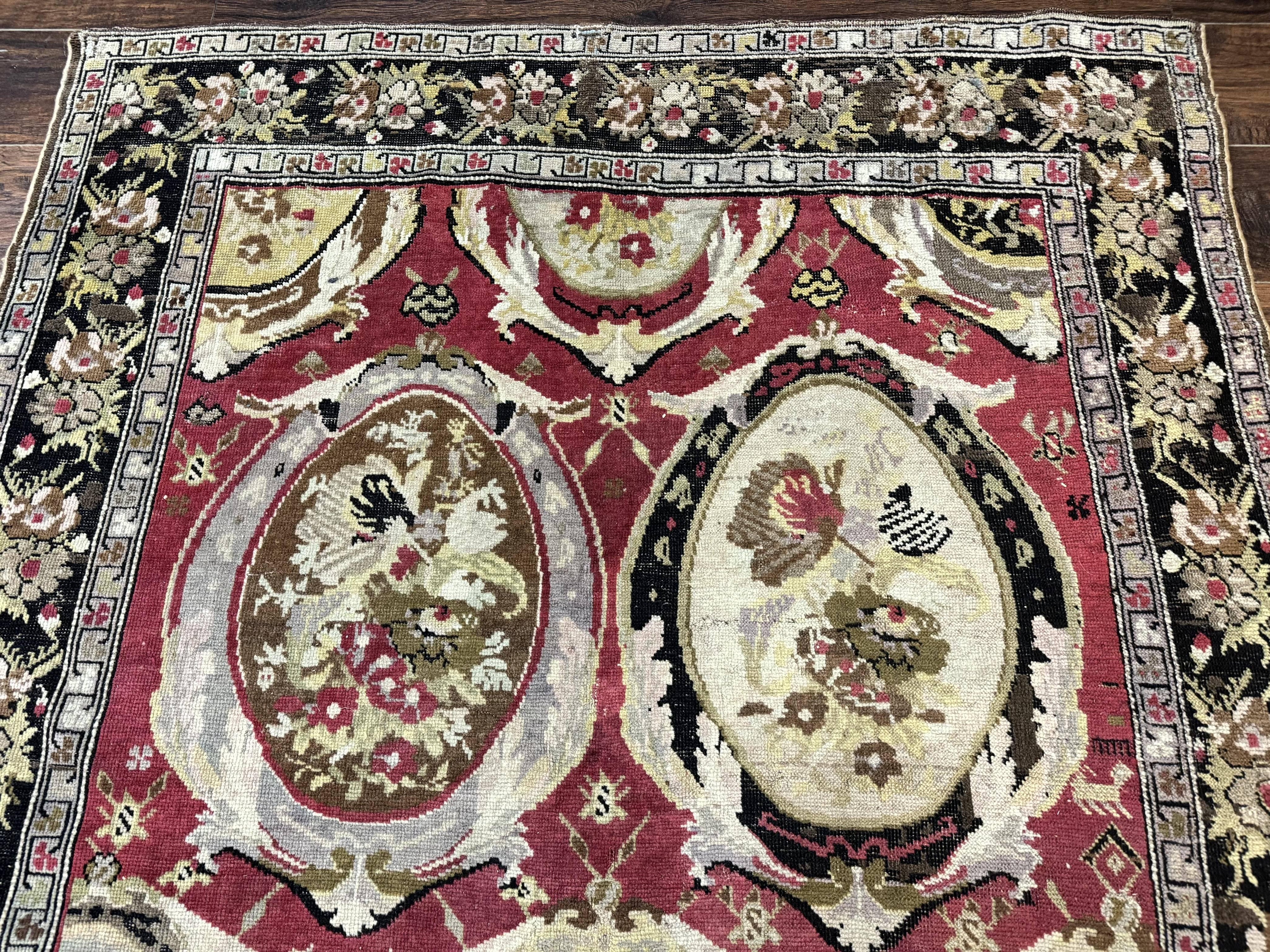 Antique Caucasian Karabakh Rug 5x10