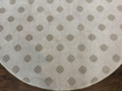 Round Power Loomed Rug 5x5, Contemporary Modern Round Carpet, 5ft Round