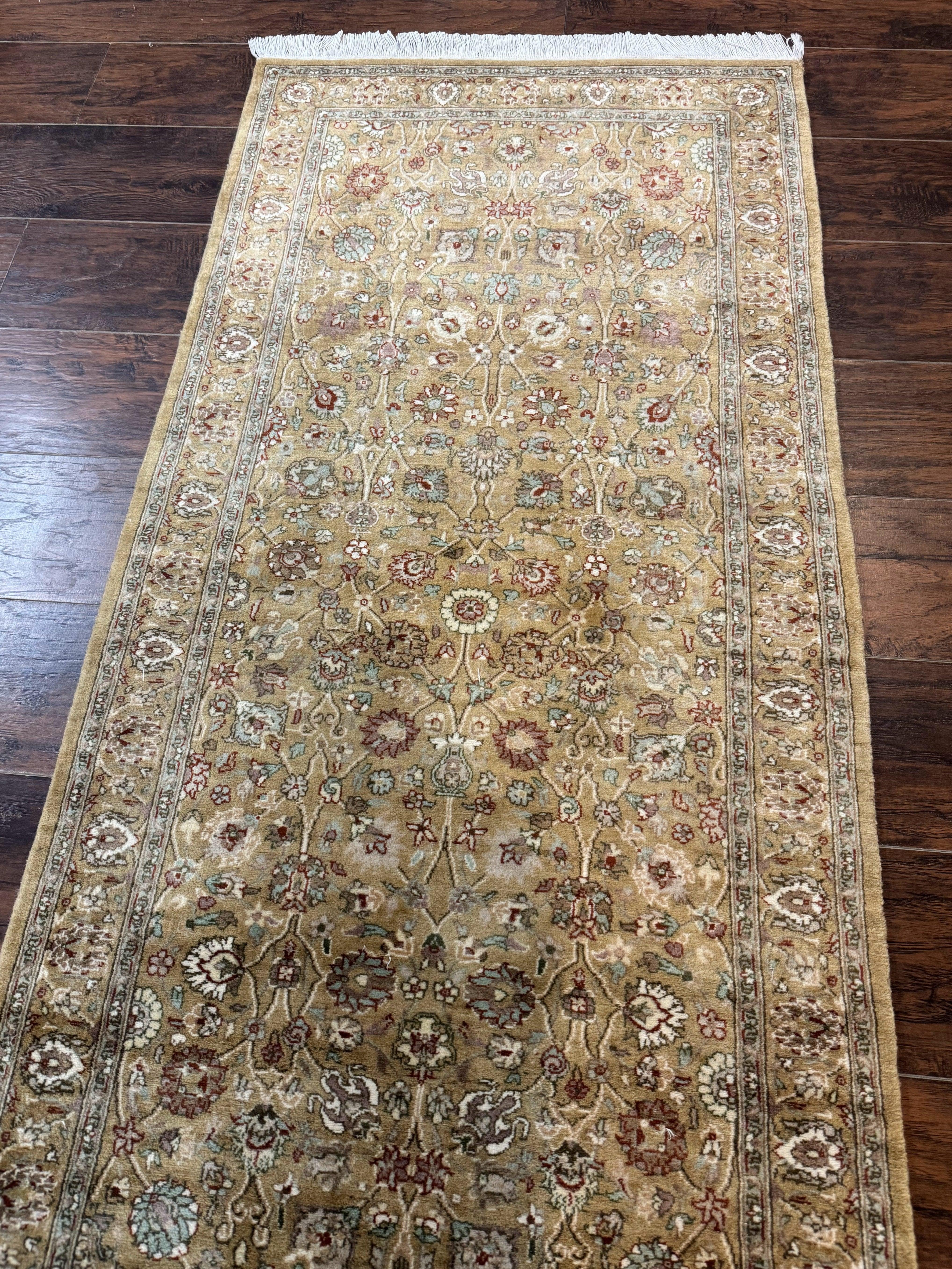 Persian Runner Rug 3x8, Traditional Wool Runner Rug for Hallway or Kitchen, Pak Persian Rug, Fine 225 KPSI
