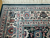8' X 10' Handmade Indian Oriental Wool Rug Carpet Organic Dye Forest Green Nice