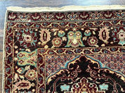 Antique Turkish Rug 4x6, Unique Rare Carpet