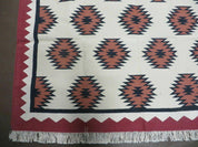 5' X 8' Hand Woven Wool Rug Contemporary Kilim Dhurrie Modern Oriental Area Rug