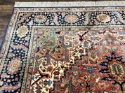 Karastan Rug 8.8 x 12, Karastan Heriz #726, Wool Pile Karastan Area Rug, Rare Hard to Find, Original 700 Series