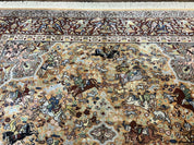 Karastan Rug 8.8 x 12 Persian Hunting Rug #723, Wool Pile