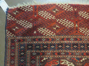 6' X 10' Antique Handmade Bokhara Turkoman Yamud Wool Rug Carpet NICE # 61