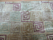 8' X 11' Modern Tibetan Nepal Art Deco Chinese Handmade Wool Silk Rug Abstract