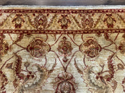 Indian Mahal Rug 7x9, Traditional Wool Carpet