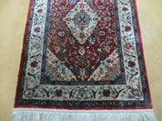2' X 3' Handmade Chinese Floral Oriental Silk Rug Carpet Nice Red