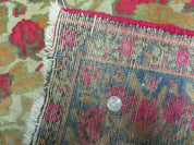 5' X 6' Antique Handmade India Floral Oriental Wool Rug Roses Flowers Traditional Contemporary Design