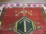 4' X 8' Antique Handmade Turkish Caucasian Kazak Design Wool Rug Veg Dyes Nice