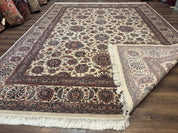 Pak Persian Rug 9x12, Allover Pattern, Fine Handmade Oriental Carpet