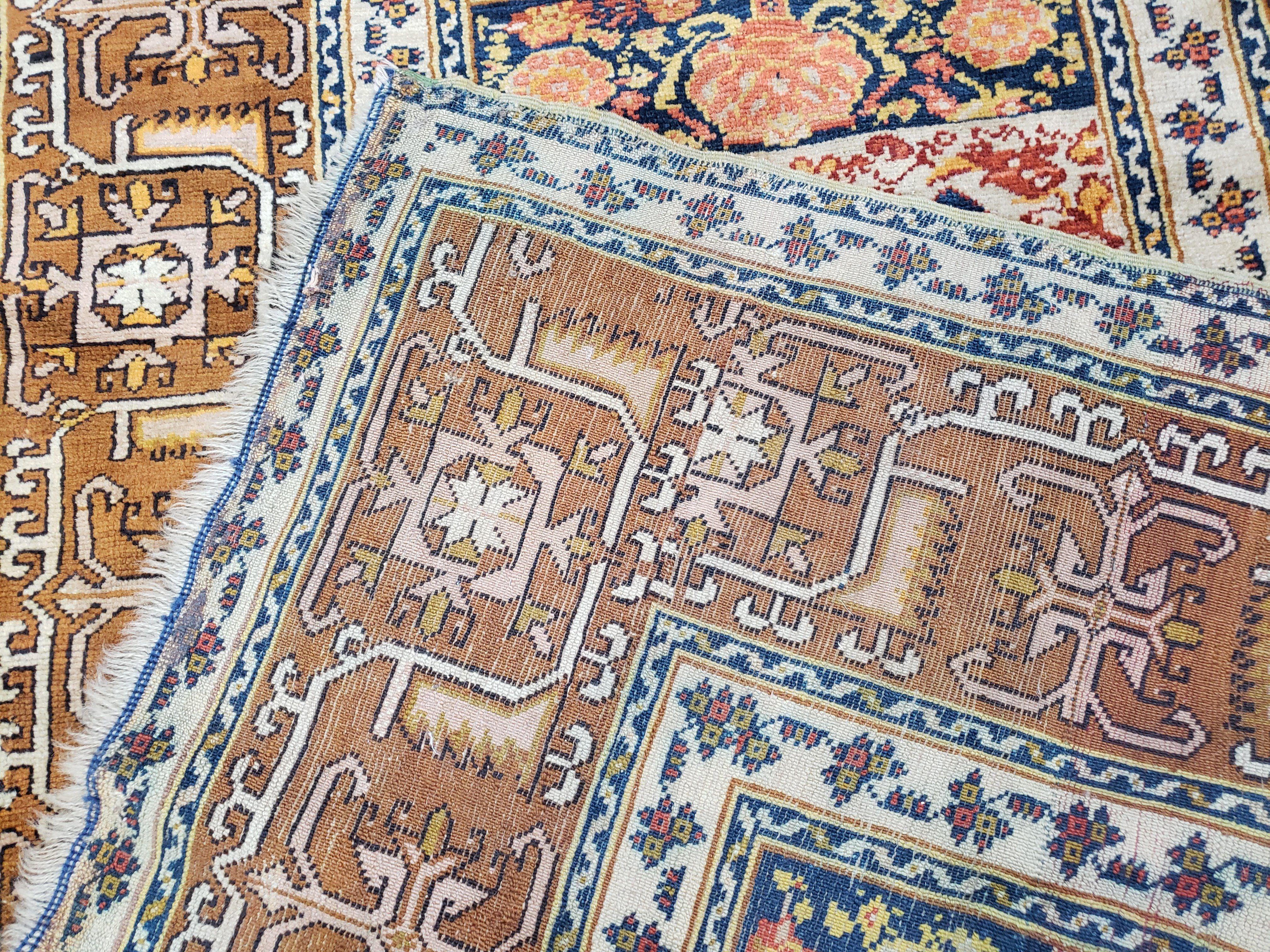 Antique Turkish Anatolian Ghiordes Prayer Rug, Twin Mihrabs, Rare Collectible Oriental Rug, Early 20th Century Prayer Rug, 3'9" x 5'2"