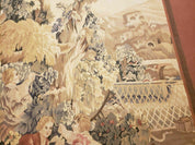 4' X 6' Tapestry French Design Handmade Aubusson Weave Nature One Of A Kind