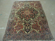 4' X 6' Antique Ultra Fine Handmade India Floral Oriental Wool Rug Carpet Nice