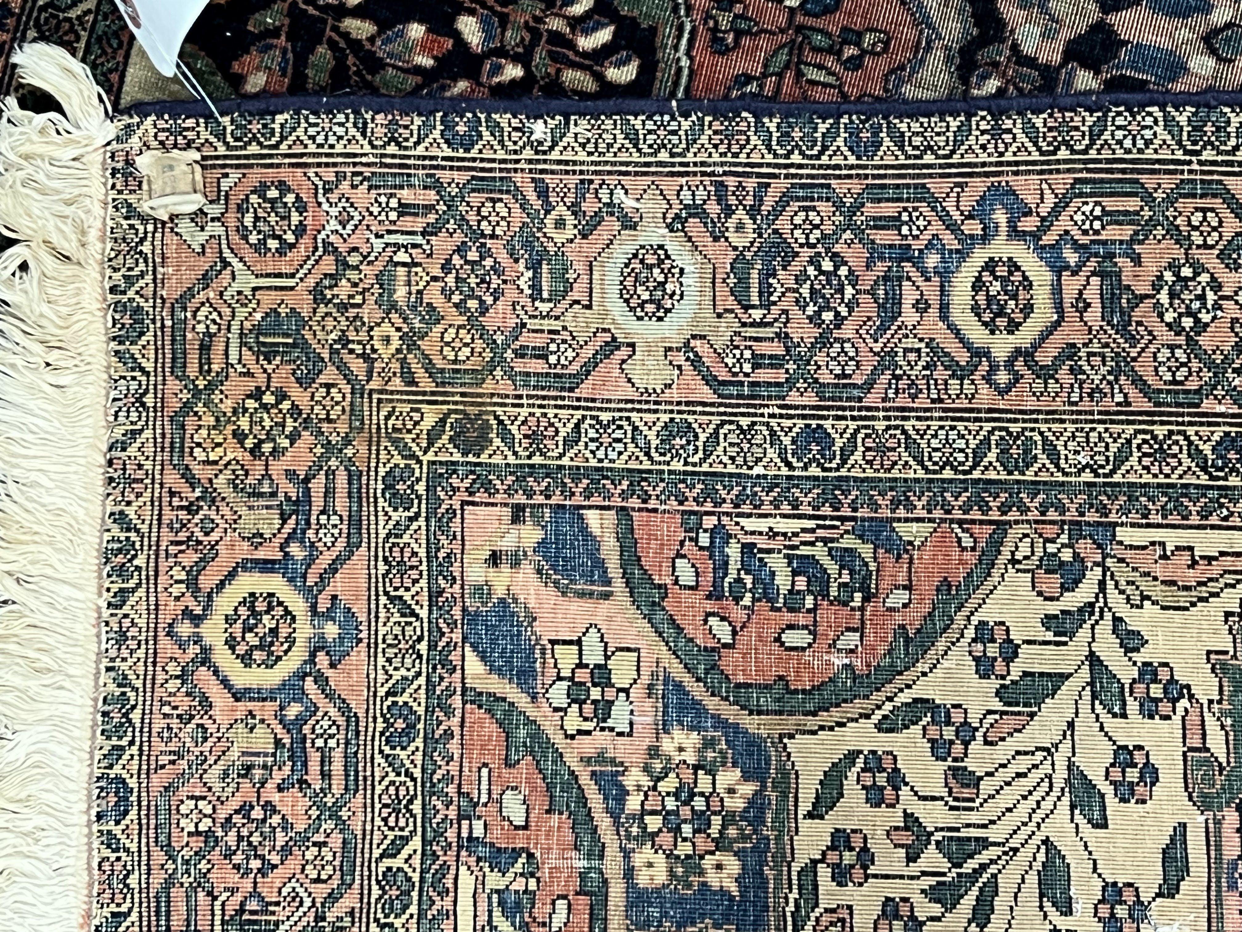 Antique Persian Sarouk Farahan Rug 4x7, Collectible Persian Carpet