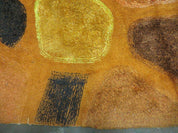 4' X 6' Modern Handmade Hooked Rug Wool Abstract Nice