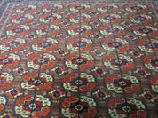 6' X 10' Antique Handmade Bokhara Turkoman Yamud Wool Rug Carpet NICE # 61