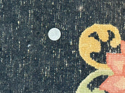 Antique Chinese Peking Rug 12.6 x 14.9, Palace Size Asian Oriental Carpet, Art Deco Rug, Rare