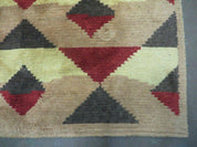 6' X 8' Handmade Tibetan Nepal Chinese Wool Rug Art Deco Contemporary Modern