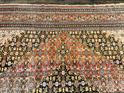 Rare Antique Persian Tabriz Rug 9x12, Red, Handmade, Wool