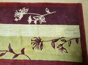 8' X 11' Tibetan Nepal Art Deco Hand Knotted Wool Rug Modern Contemporary Nice